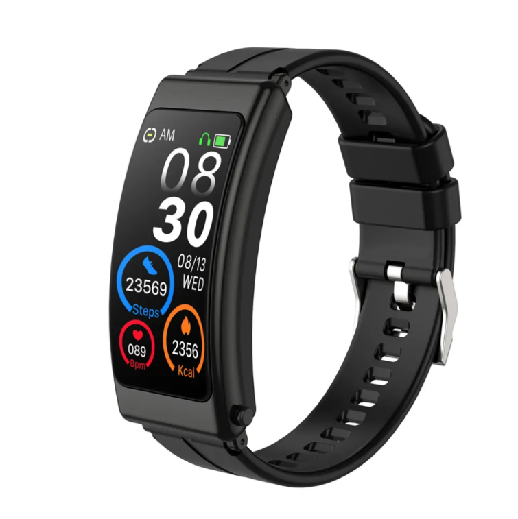 Luxury 2-in-1 Smartwatch with Built-in Wireless Earbuds