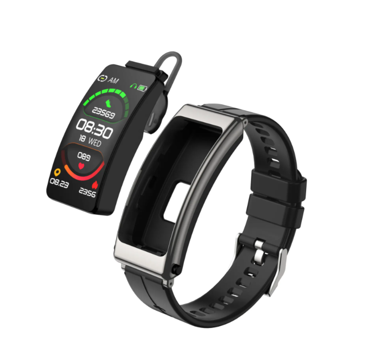 Luxury 2-in-1 Smartwatch with Built-in Wireless Earbuds