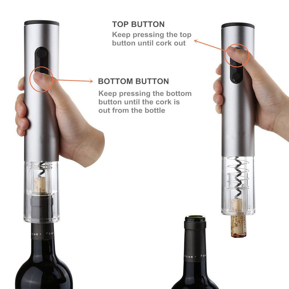Rechargeable Electric Wine Opener - Elegance at Your Fingertips