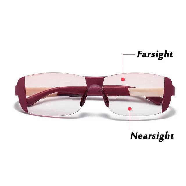 Presbyopic glasses for near and far vision