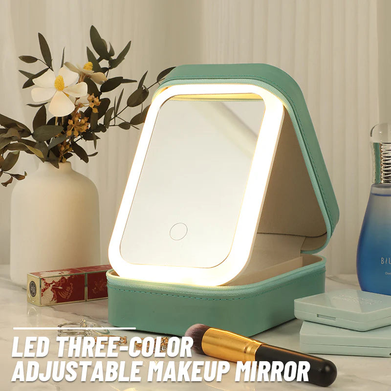 SMART JEWELRY BAG: WITH LED MIRROR
