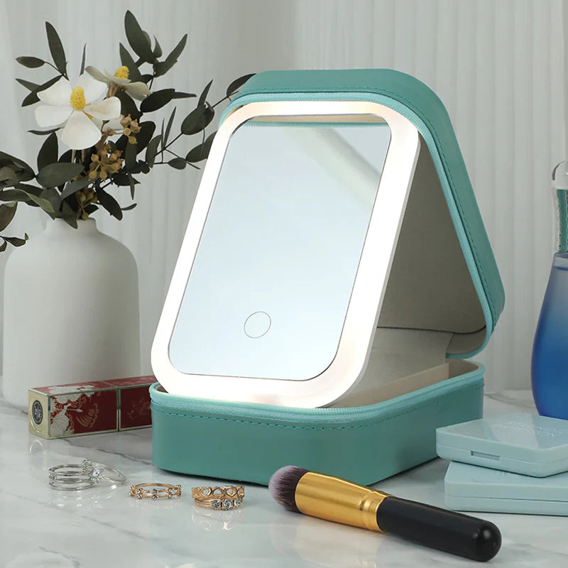 SMART JEWELRY BAG: WITH LED MIRROR