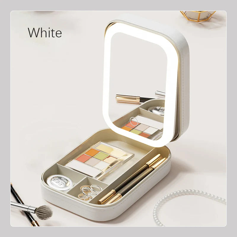 SMART JEWELRY BAG: WITH LED MIRROR