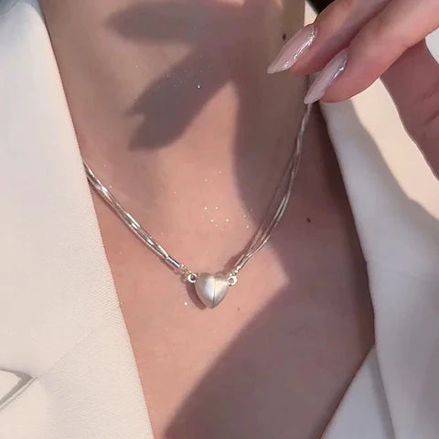 Necklace pendant magnetic love attraction