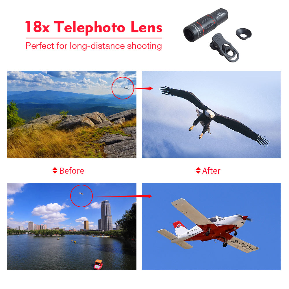 TELZOOM™: HD universal telephoto lens for phones